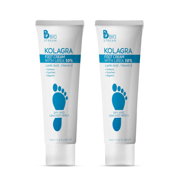 1+1 كريم كولاجرا مرطب للقدمين kolagra foot cream يوريا 10٪ | 50 مل