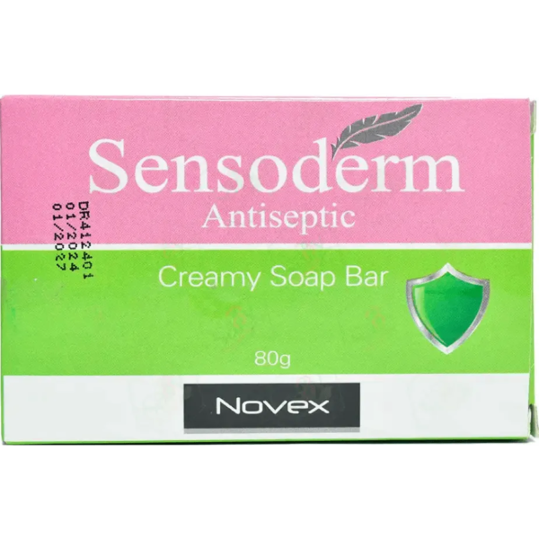 سنسوديرم | صابونة كريمي مطهرة | 80جم