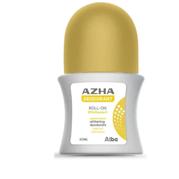 أزهى | رول أون لتبييض البشرة برائحة العود الثلاثي | 60 مل