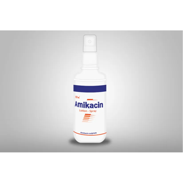 أميكاسين بخاخ مضاد حيوي للجروح والحروق | 100 مل
