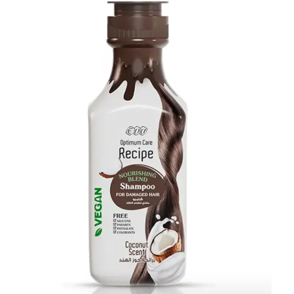 إيفا | اوبتيموم كير ريسيبي نوريشينج بلند شامبو برائحة جوز الهند | 350مل