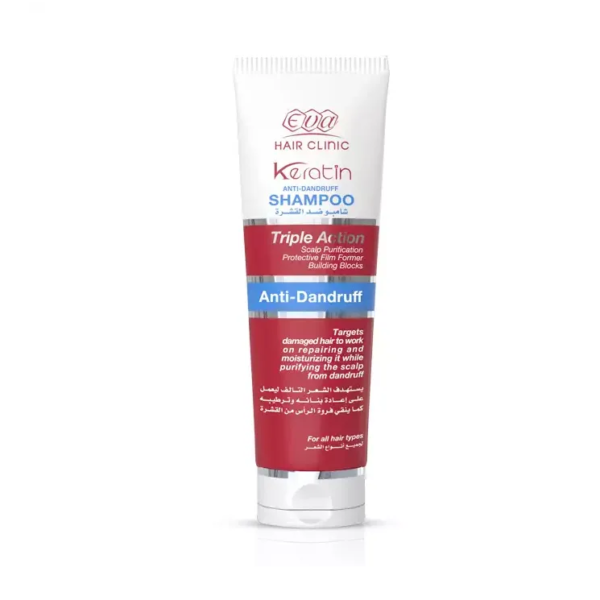 إيڤا هير كلينيك كيراتين | شامبو اي كيراتين ضد القشرة | 230مل