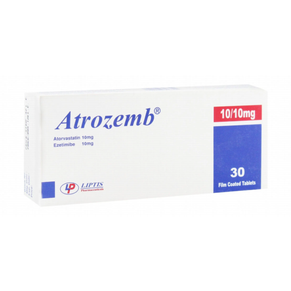 اتروزيمب اقراصatrozemb 10/10 حبوب الكولسترول والدهون | 30 قرص