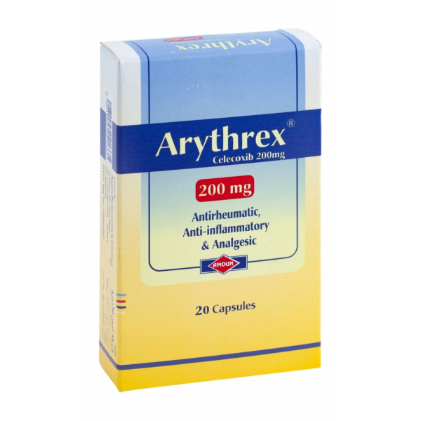 اريثريكس | اراحة التهاب العظام 200مج | 20 كبسولة