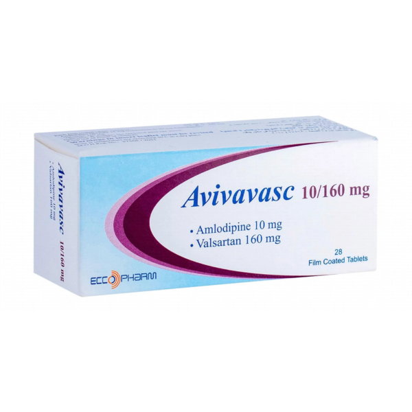 افيفافاسك لعلاج ارتفاع ضغط الدم 10/160مج | 28 قرص
