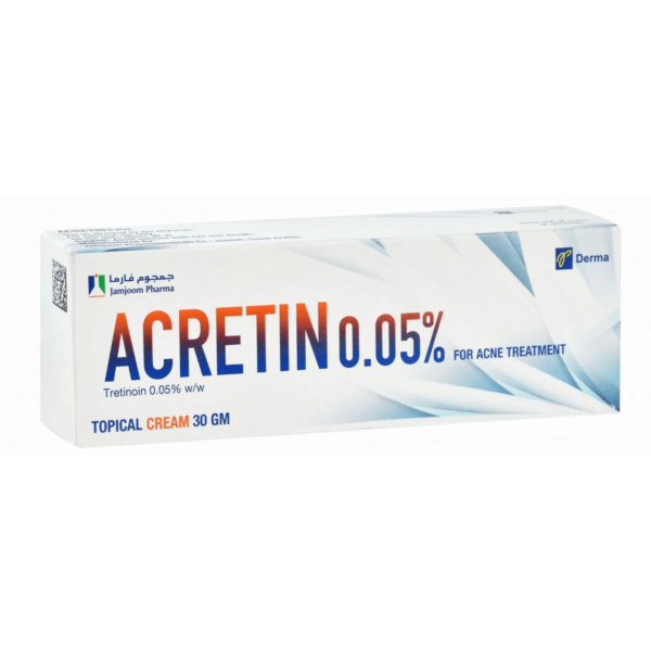 اكرتين 0.05% كريم لعلاج حب الشباب | 30جم