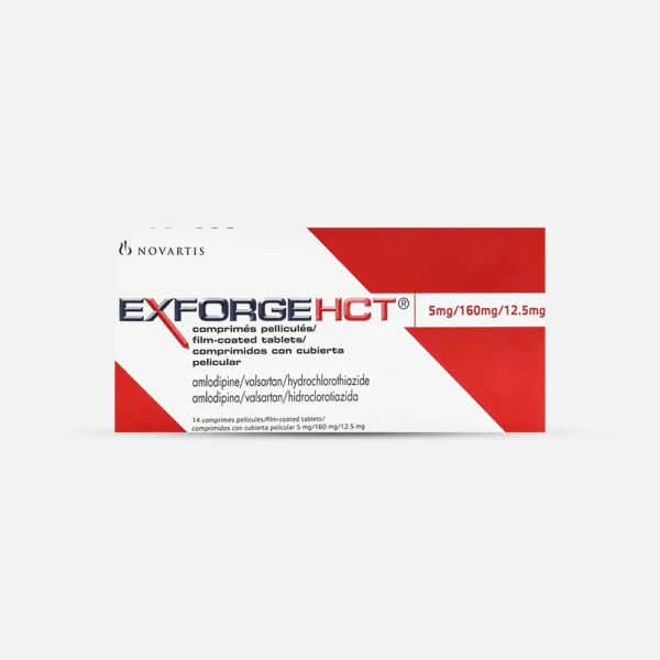 اكسفورج اتش سي تي | لعلاج إرتفاع ضغط الدم 5/160/12.5مج | 14 قرص