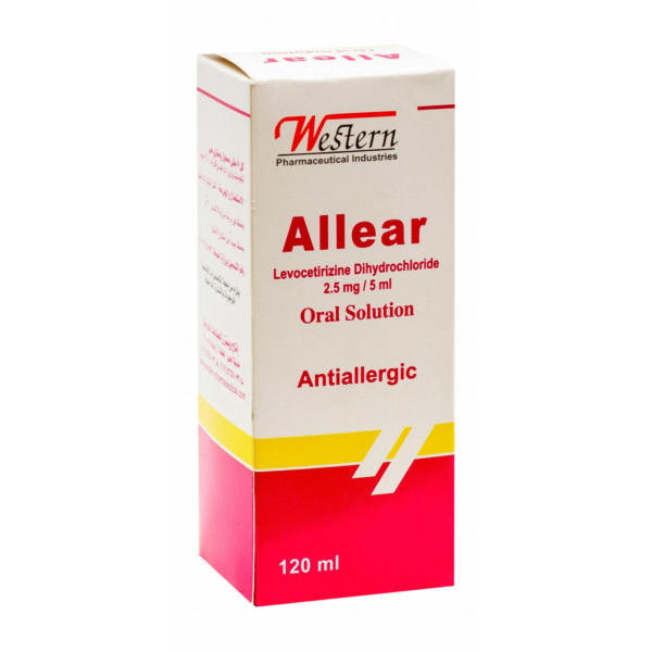اللير شراب لعلاج حساسية الأنف 2.5مج/5مل | 120مل