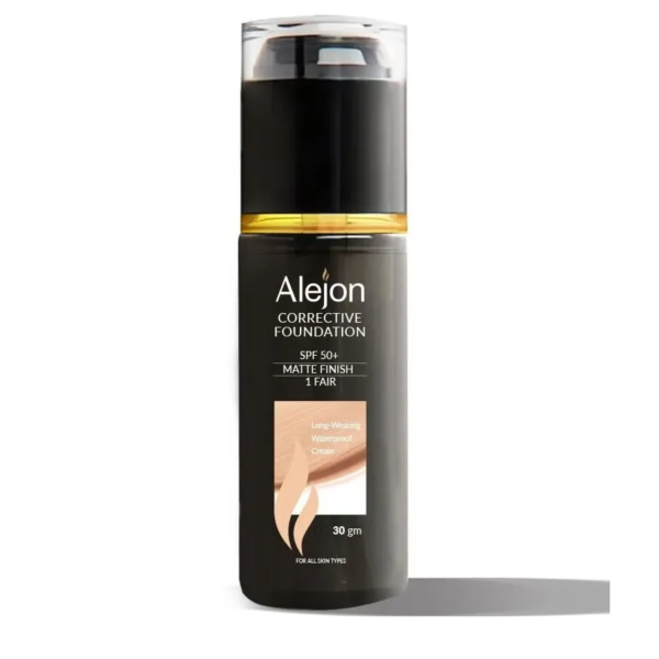 اليجون | كريم أساس مصحح بعامل حماية من الشمس SPF 50+ - 1 فير | 30 مل