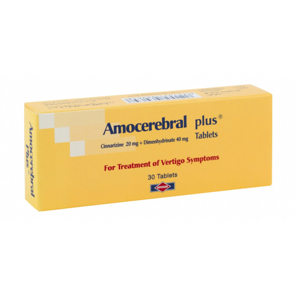 اموسريبرال بلس الدوار والدوخة 20مج/40مج | 30 قرص