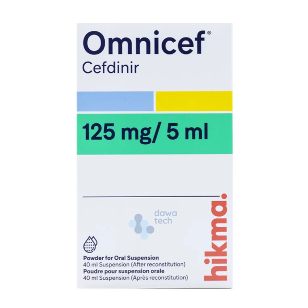 اومنيسيف 125 مجم  5 مل | 40 مل شراب