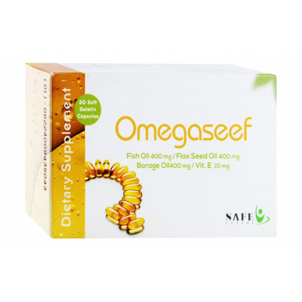 اوميجاسيف كبسولات لدعم صحة القلب والوقاية من تصلب الشرايين | 30 كبسولة