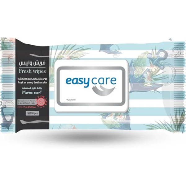 ايزي | كير مناديل مبللة برائحة انتعاش البحر | 40 قطعة
