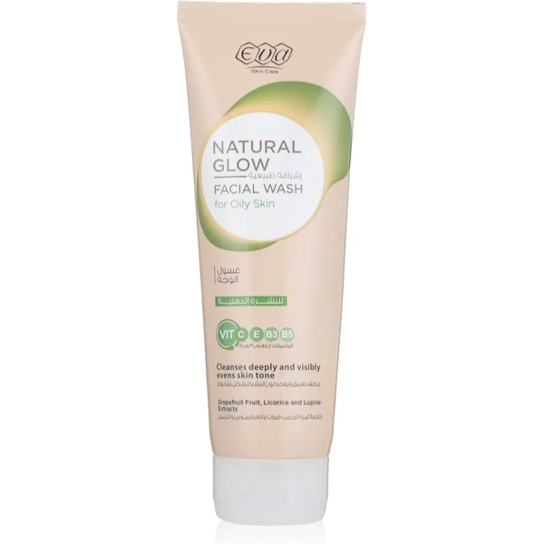 ايفا | غسول الوجه ناتشورال جلو للعناية بالبشرة الدهنية | 100مل