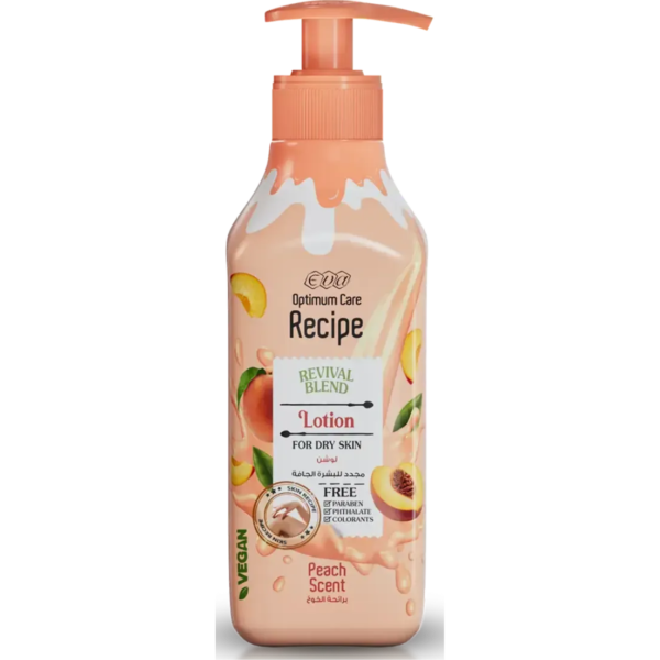 ايفا | لوشن ريسيبي للبشرة العادية برائحة الخوخ | 370مل