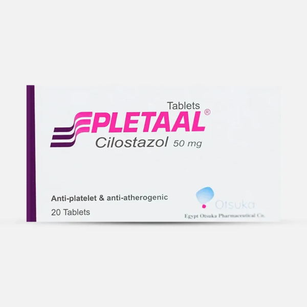 بليتال لتخفيف اعراض العرج المتقطع 50مج | 20 قرص