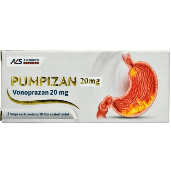 بمبيزان 20 اقراص للمعدة للحموضة pumpizan 20 | ٢٠ قرص مغلف