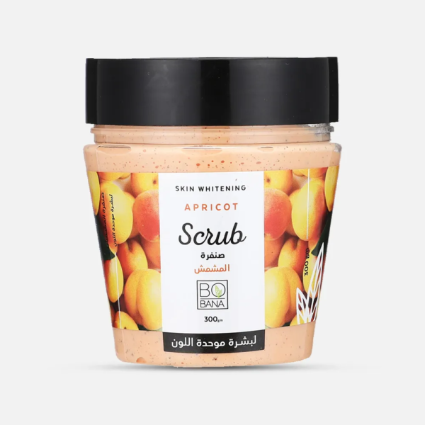بوبانا | سكراب المشمش لتفتيح البشرة مقشر للوجه والجسم | 300جم