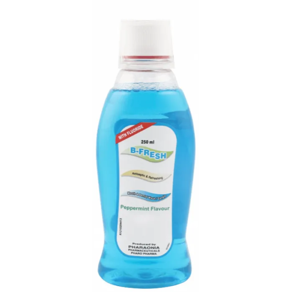 بي فريش | غسول للفم - نعناع قوي | 250مل