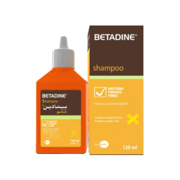 بيتادين | شامبو 7.5% بوفيدون أيودين | 120مل