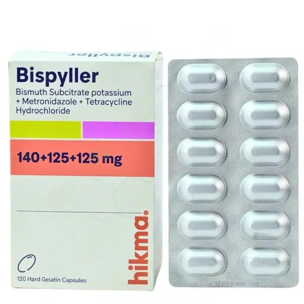 بيسبايلير 140+125+125مجم | 120 كبسولة جيلاتينية صلبة