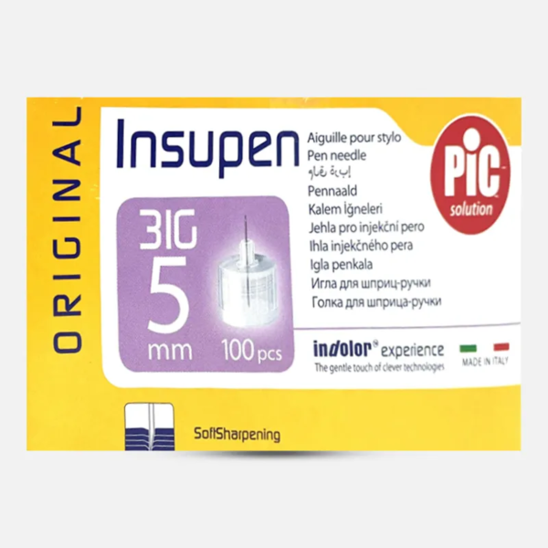 بيك | سنون قلم انسولين | 5مم | 100ق
