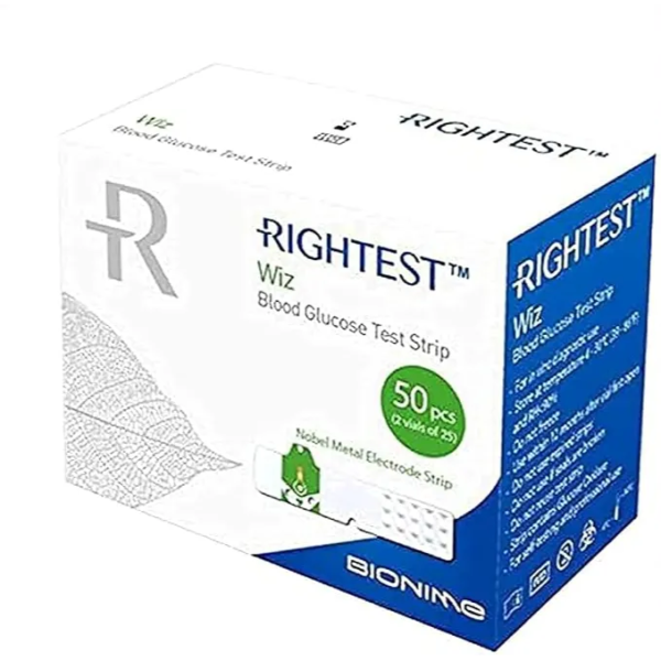 بيونايم | شرائط اختبار السكر في الدم من رايتست ويز | 50 شريط
