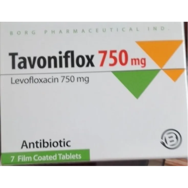 تافونيفلوكس لعلاج الالتهابات البكتيرية 750مج | 7 اقراص