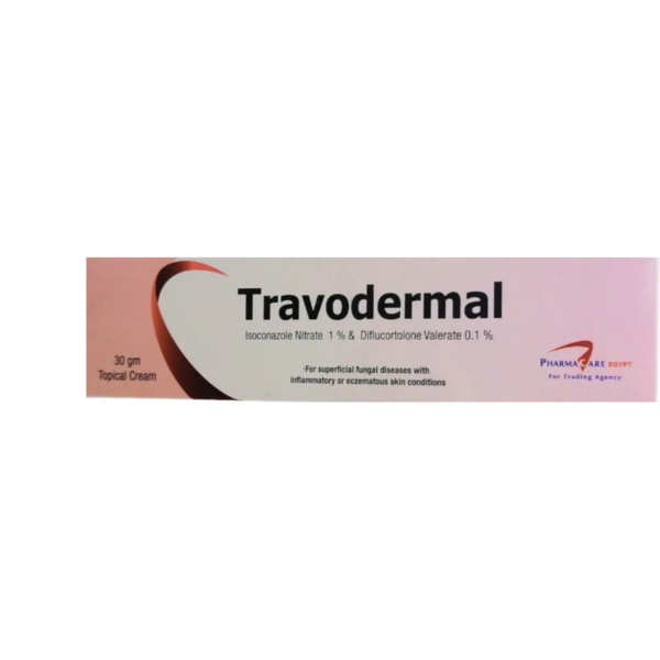 ترافوديرمال | كريم نترات إيزوكونازول 1% وفاليرات ديفلوكورتولون 0.1% | 30جم