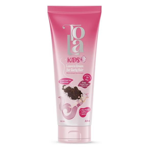 تولا | كيدز كريم ليف ان للشعر الكيرلي | 120مل