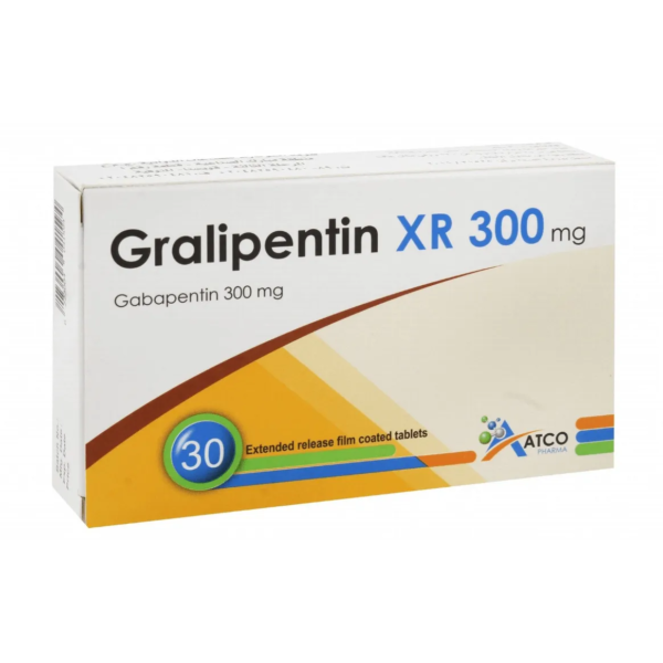 جراليبنتين اكس ار علاج الصرع 300مج | 30 قرص