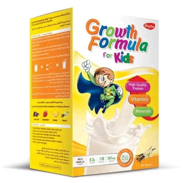 جروث فورمولا | كيدز فانيليا | 400 جم