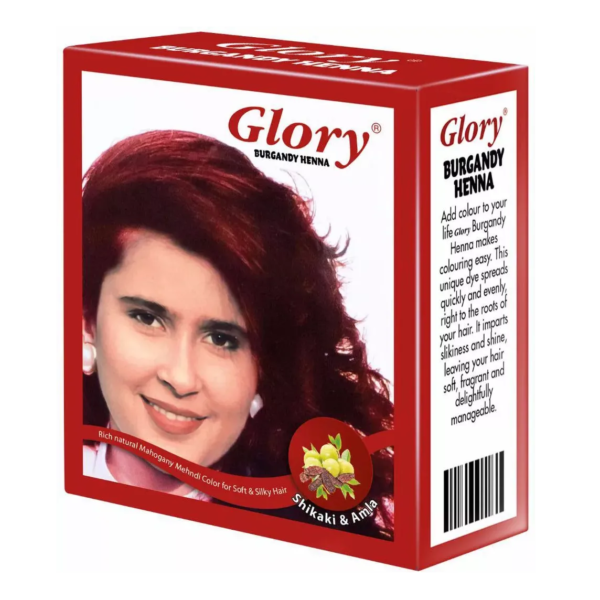 جلورى | حنة بالشيكاكي والاملا 10 جم - عنابي