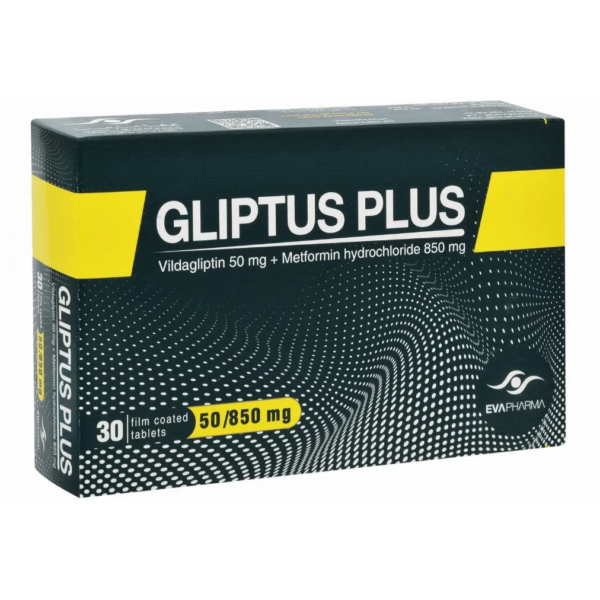 جليبتوس بلس | 50مجم/ 850مجم | 30قرص