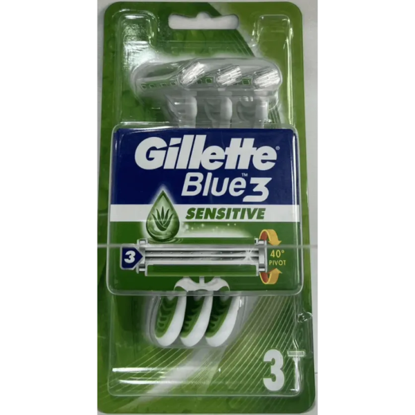 جيليت | بلو 3 للبشره الحساسة | 3 شفرات