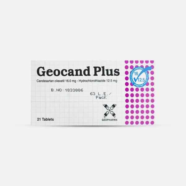 جيوكاند بلس | لعلاج ارتفاع ضغط الدم 16/12.5مج | 21 قرص