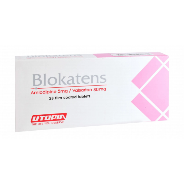 دواء بلوكاتنس 5/80 blokatens لعلاج ارتفاع ضغط الدم | 28 قرص