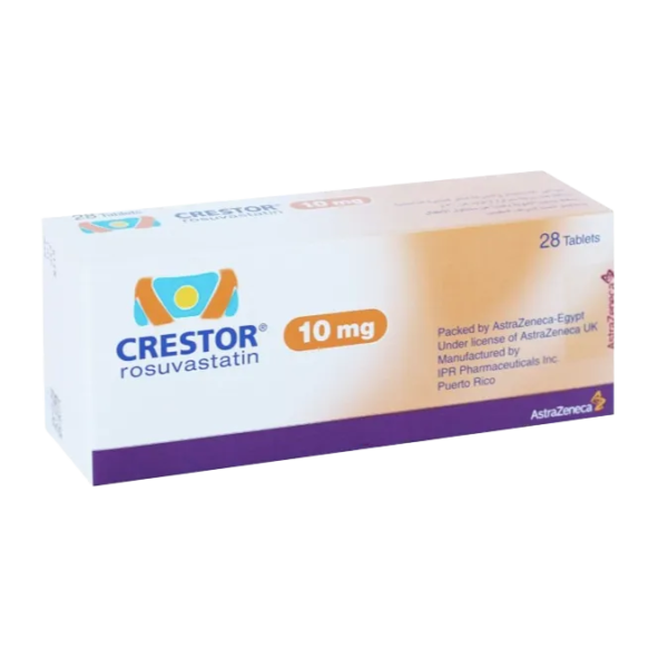 دواء كريستور 10 مجم للكولسترول والدهون الثلاثية | 28 قرص