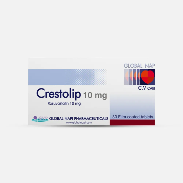 دواء كريستوليب 10 مجم لارتفاع الكولسترول crestolip | ٣٠ قرص