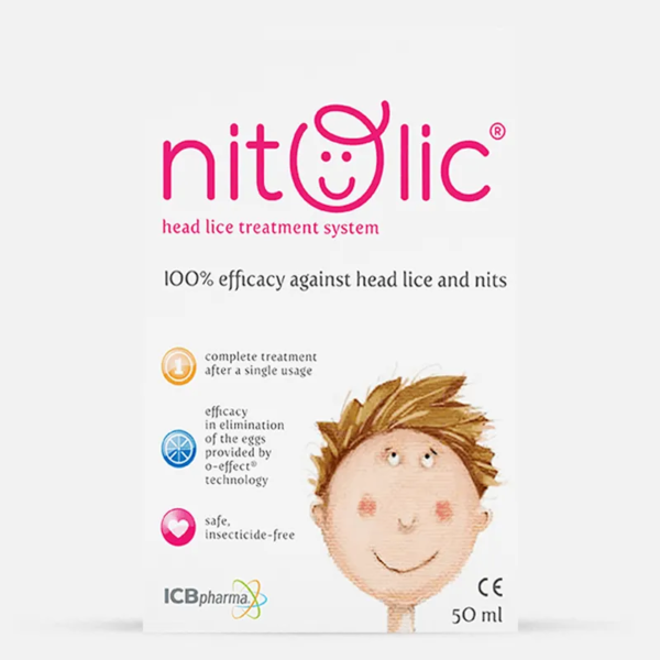 دواء نيتوليك للقمل وحشرات الرأس للاطفال | nitolic kit