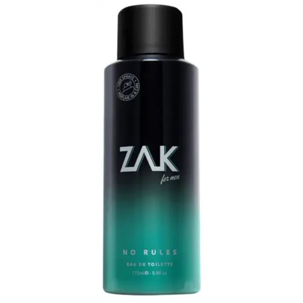 زاك | نو رولز ماء تواليت للرجال | 175مل