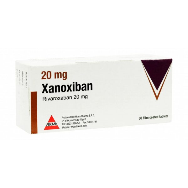 زانوكسيبان | لمنع تجلط الدم 20مج | 30 اقراص