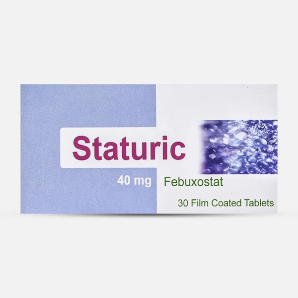 ستاتيوريك | لعلاج النقرس | 40مج | 30 قرص