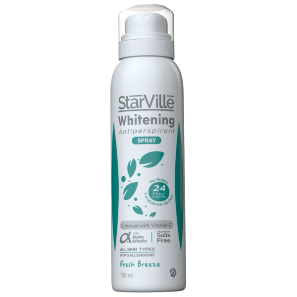ستارفيل | سبراي فريش بريز مزيل للتعرق و مبيض | 150مل