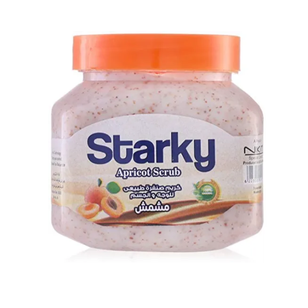 ستاركي كريم صنفرة طبيعي مقشر للوجه والجسم بالمشمش | 300 مل