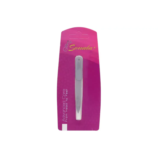 سوناتا | مبرد أظافر احترافي معدني فضي | 2وجه