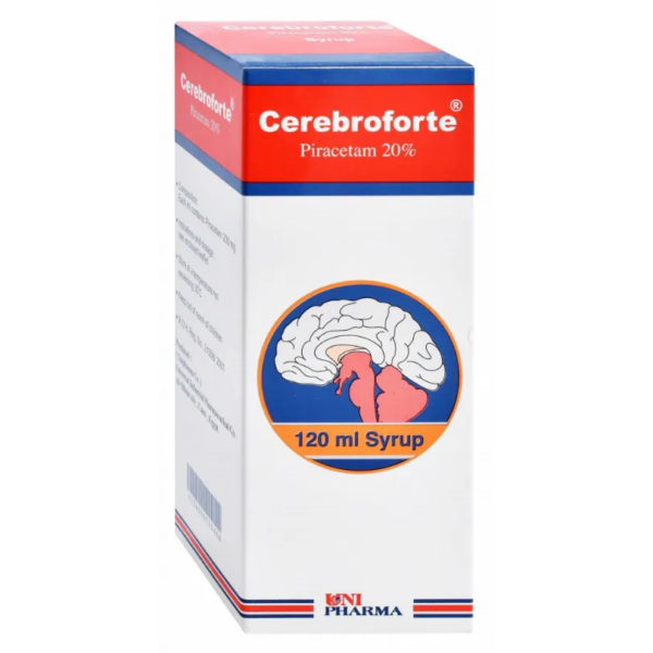 سيربروفورت شراب للاطفال 200مجم/مل لتحسين وظائف المخ | 120مل