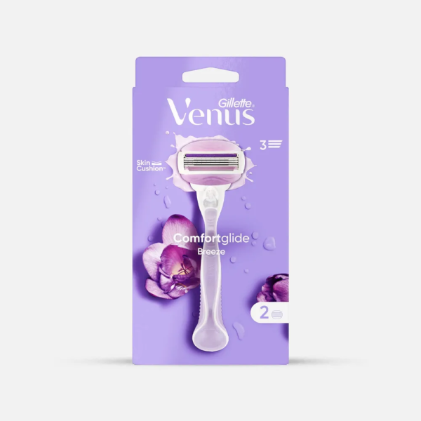 شفرة فينوس الموف ماكينة الحلاقة النسائية | مقبض + 2 رؤوس بديلة