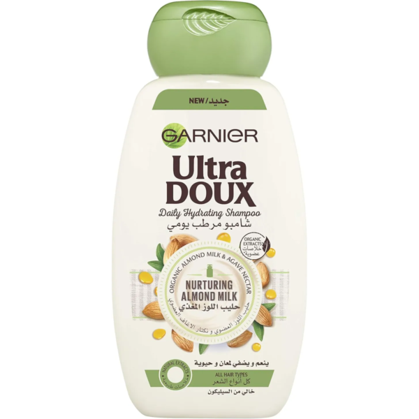 غارنييه | شامبو الترا دو مرطب بحليب اللوز المغذي | 400مل