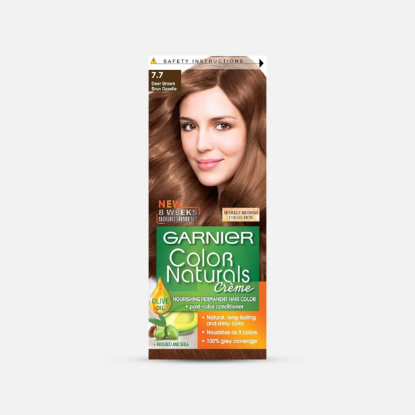 غارنييه | صبغة شعر كولور ناتشرالز كريم | 7.7 بني غزالي